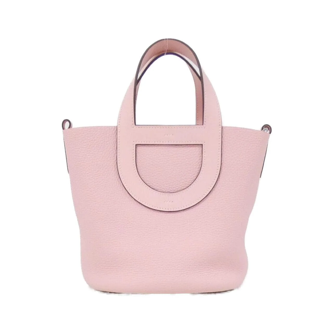 HERMES 084274CK Handbag Clemence