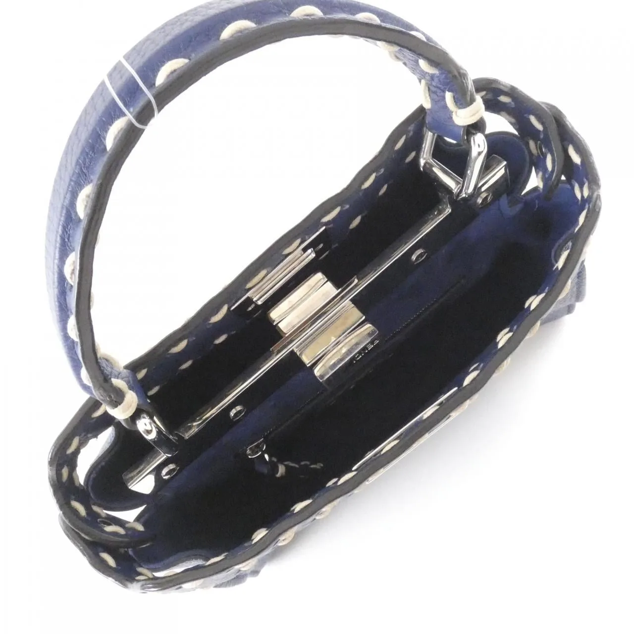 FENDI Peekaboo 8BN244 AFQ8 Handbag 黑色 中古品A - 縮圖 7