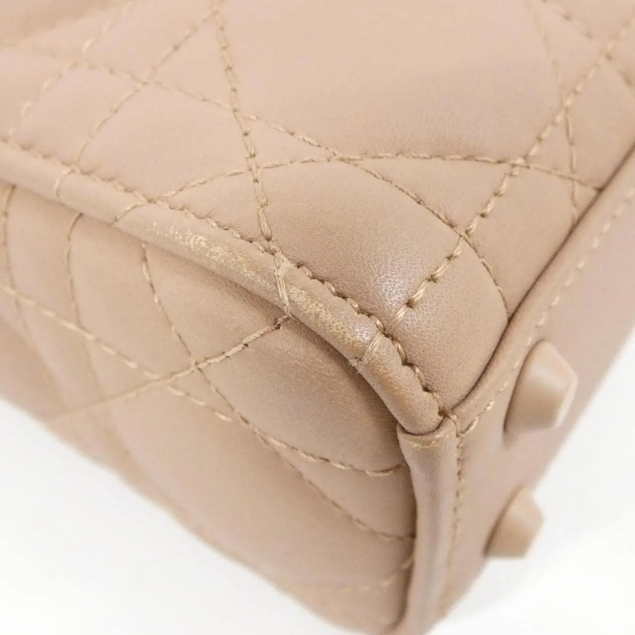 DIOR Lady Dior M0514IGLC Handbag Leather Black Leather - Thumbnail 3