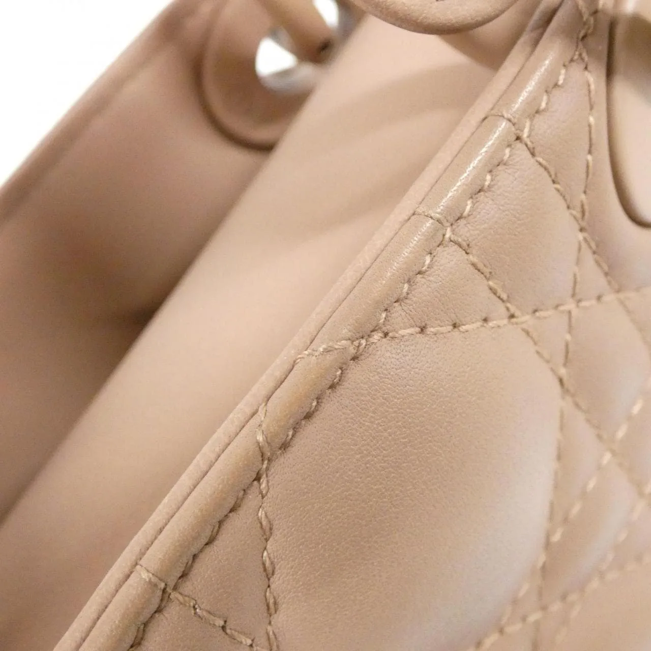 DIOR Lady Dior M0514IGLC Handbag Leather Black Leather - Thumbnail 6