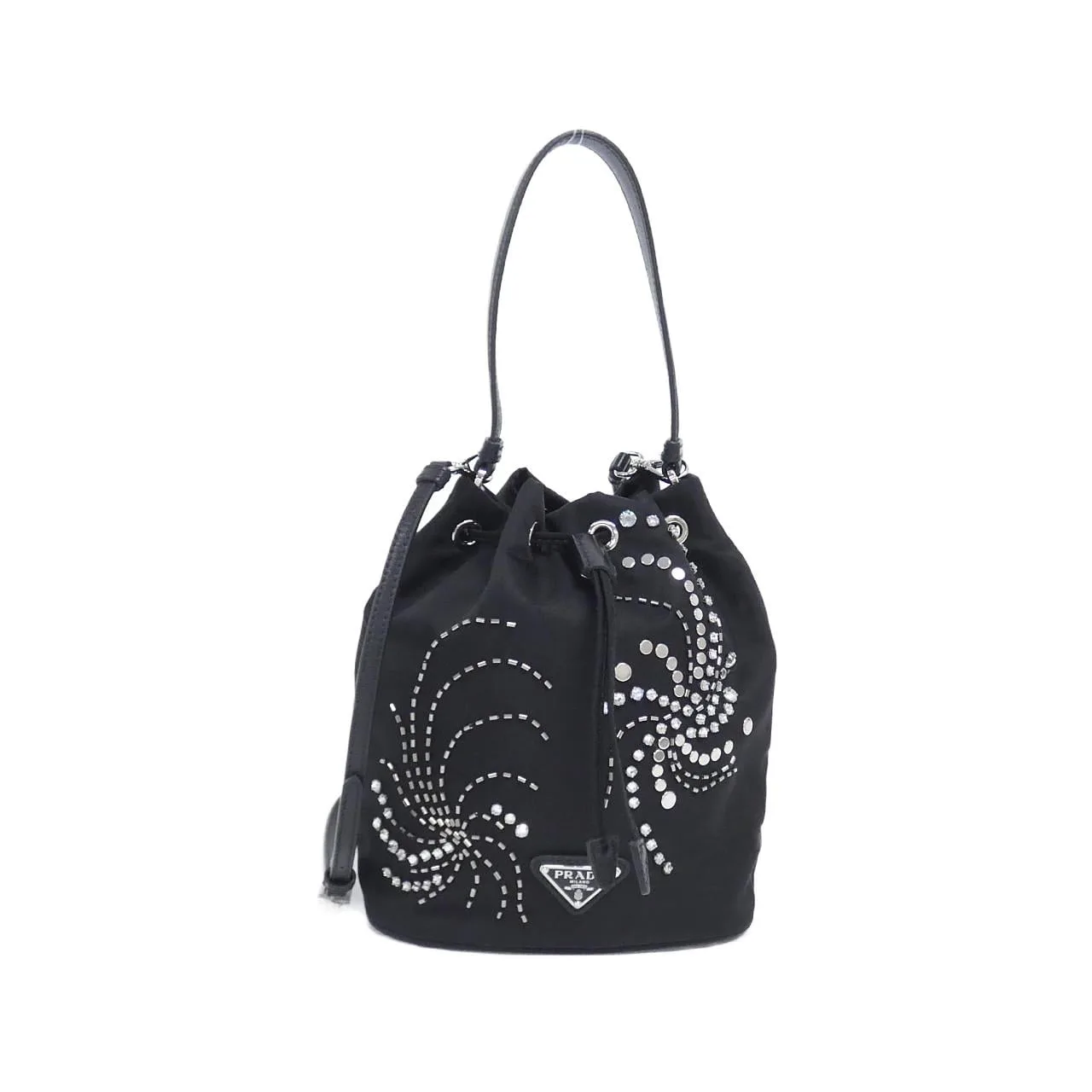 PRADA 1BE067 手提包 尼龍 Black
