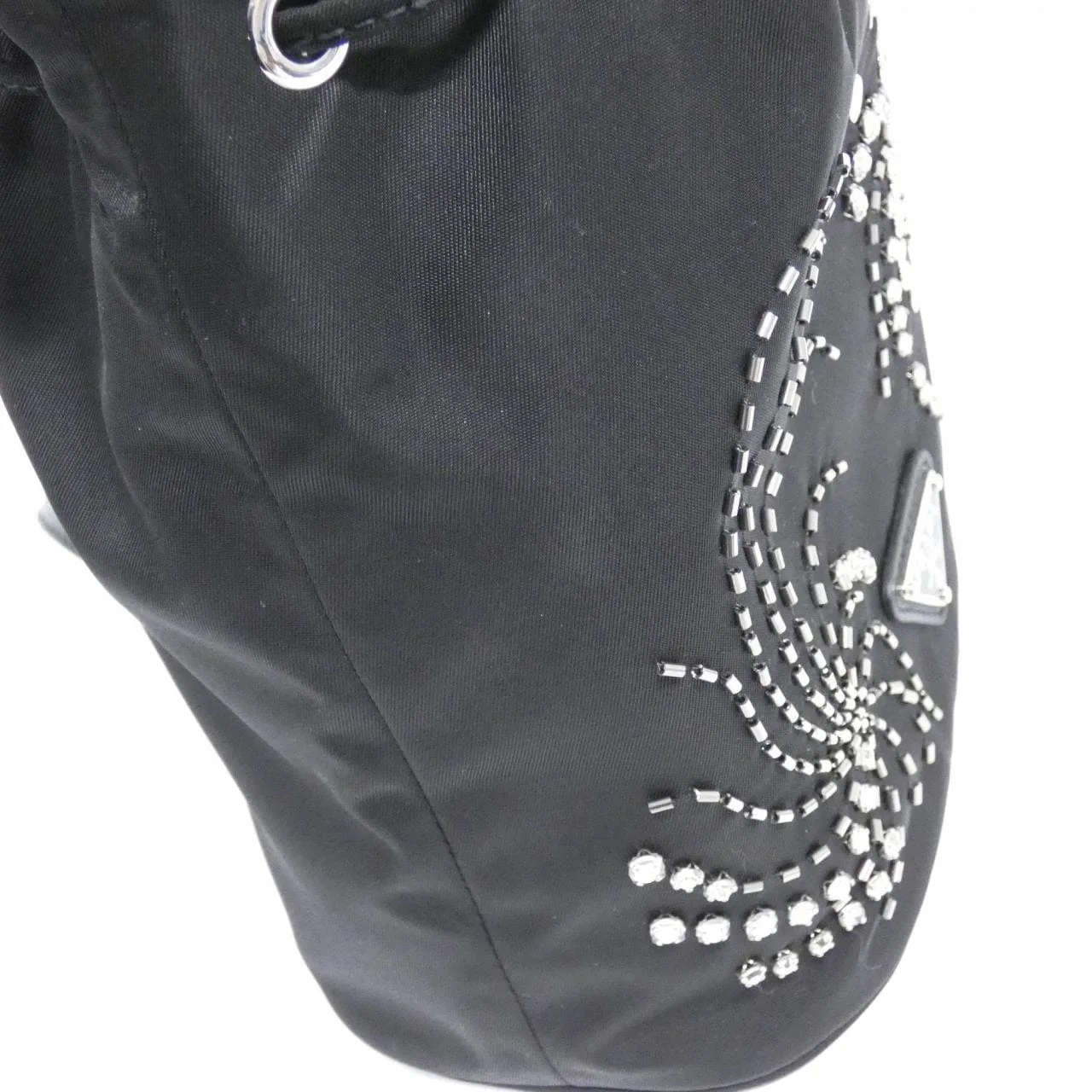 PRADA 1BE067 手提包 尼龍 黑色 尼龍 中古品A - 縮圖 4