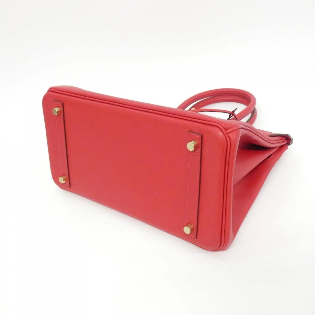HERMES Birkin 041701CC Handbag Epsom Rouge Epsom Leather Rank A - Thumbnail 3