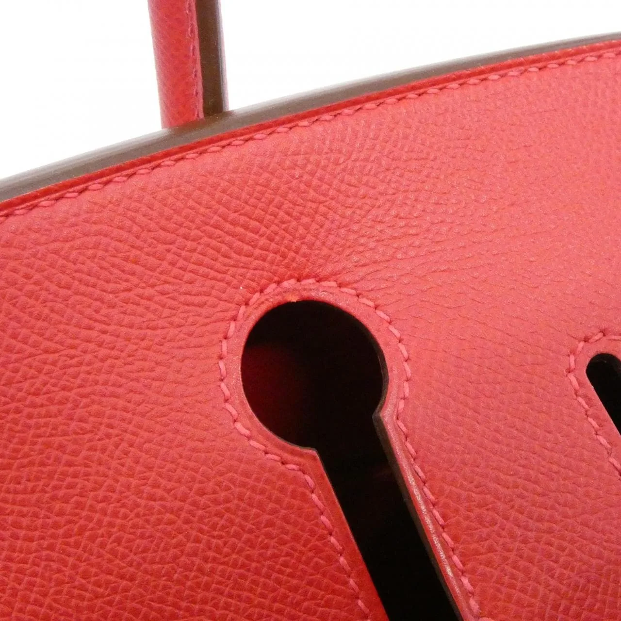 HERMES Birkin 041701CC Handbag Epsom Rouge Epsom Leather Rank A - Thumbnail 6