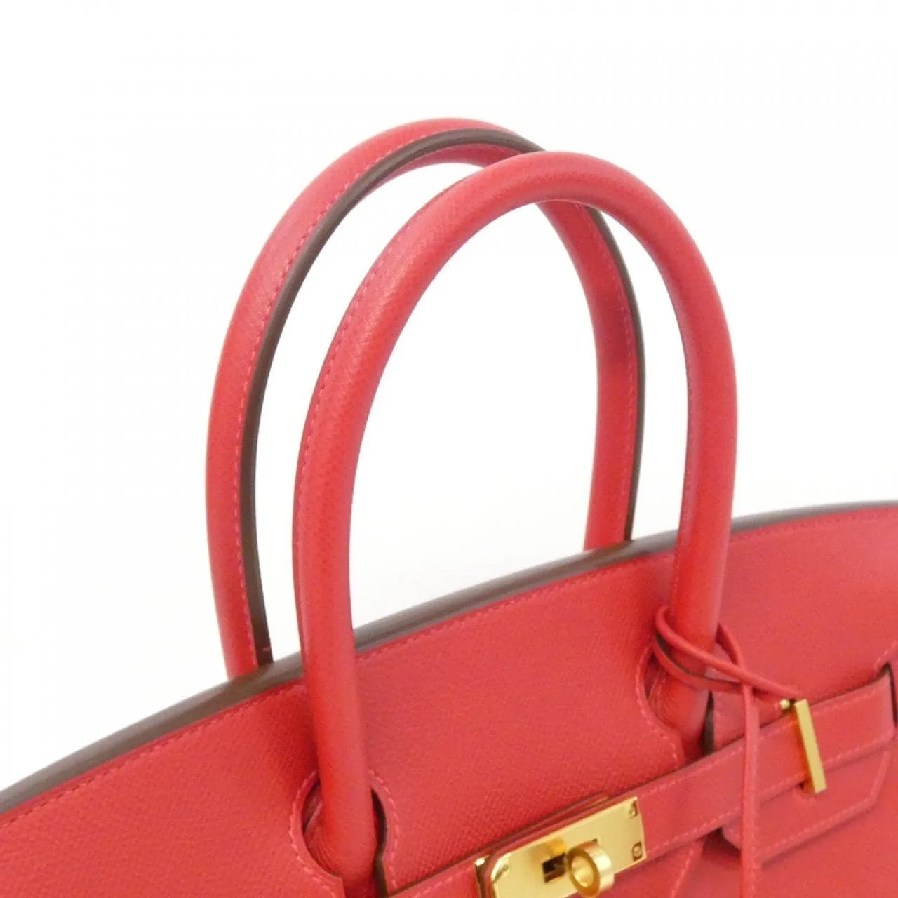 HERMES Birkin 041701CC Handbag Epsom Rouge Epsom Leather Rank A - Thumbnail 8