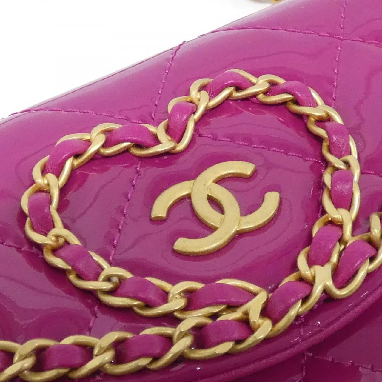 CHANEL AP4014 銀包 漆皮 4