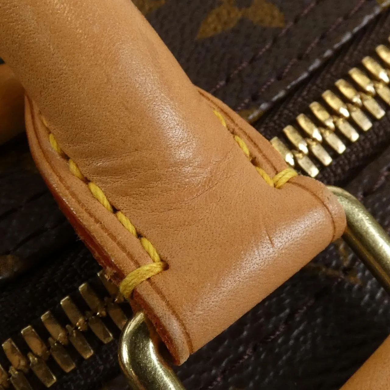 LOUIS VUITTON Keepall M41414 Boston Monogram 黑色 Monogram 中古品B - 縮圖 6