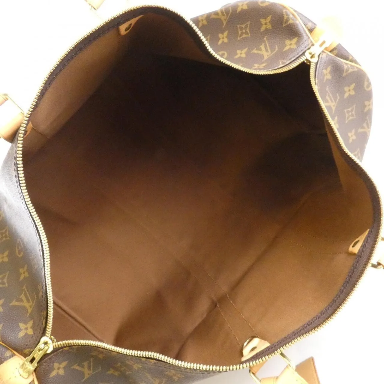 LOUIS VUITTON Keepall M41414 Boston Monogram 黑色 Monogram 中古品B - 縮圖 10