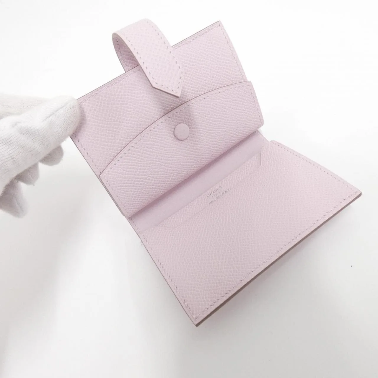 HERMES 039796CK 銀包 Epsom 4