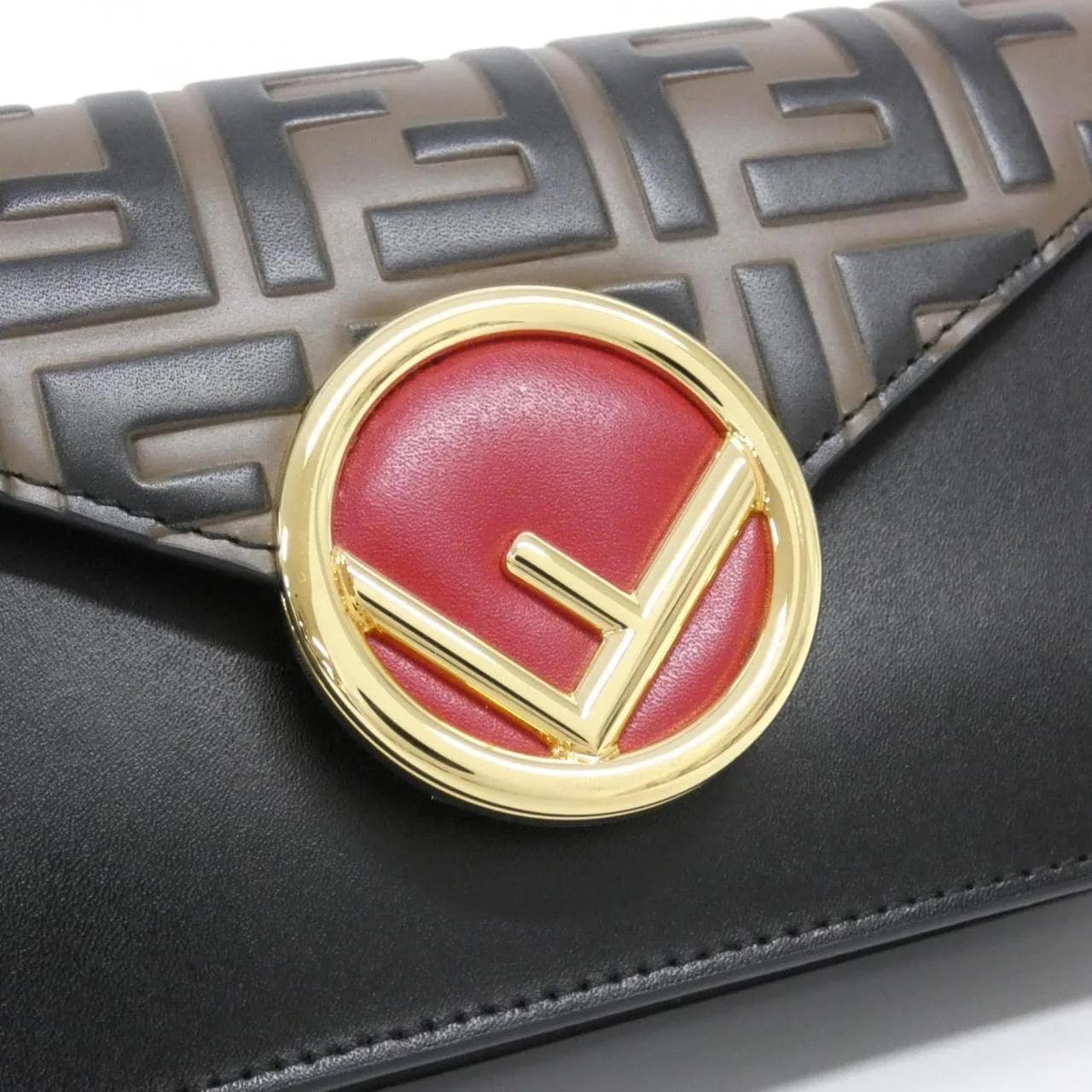 FENDI 8BM005 A3ZG Belt 黑色 中古品A - 縮圖 4