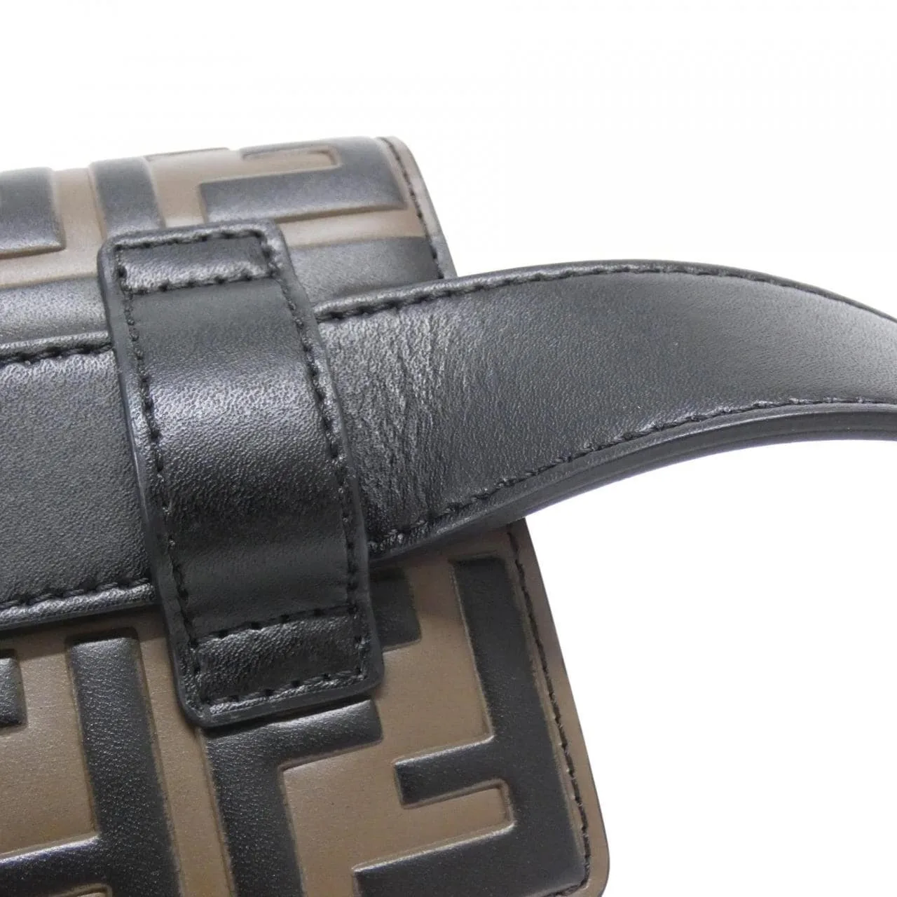FENDI 8BM005 A3ZG Belt 黑色 中古品A - 縮圖 5
