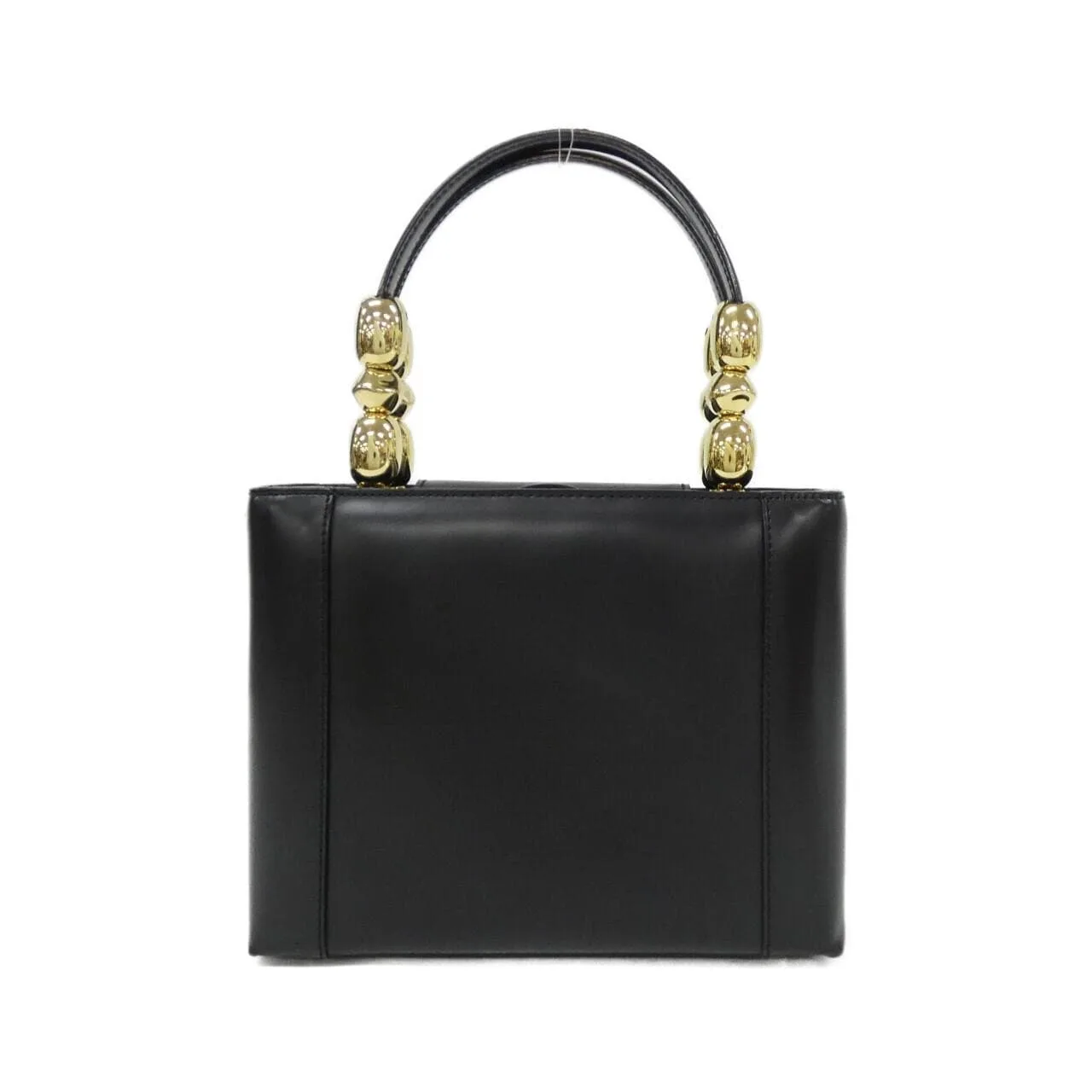 DIOR Handbag Leather Black