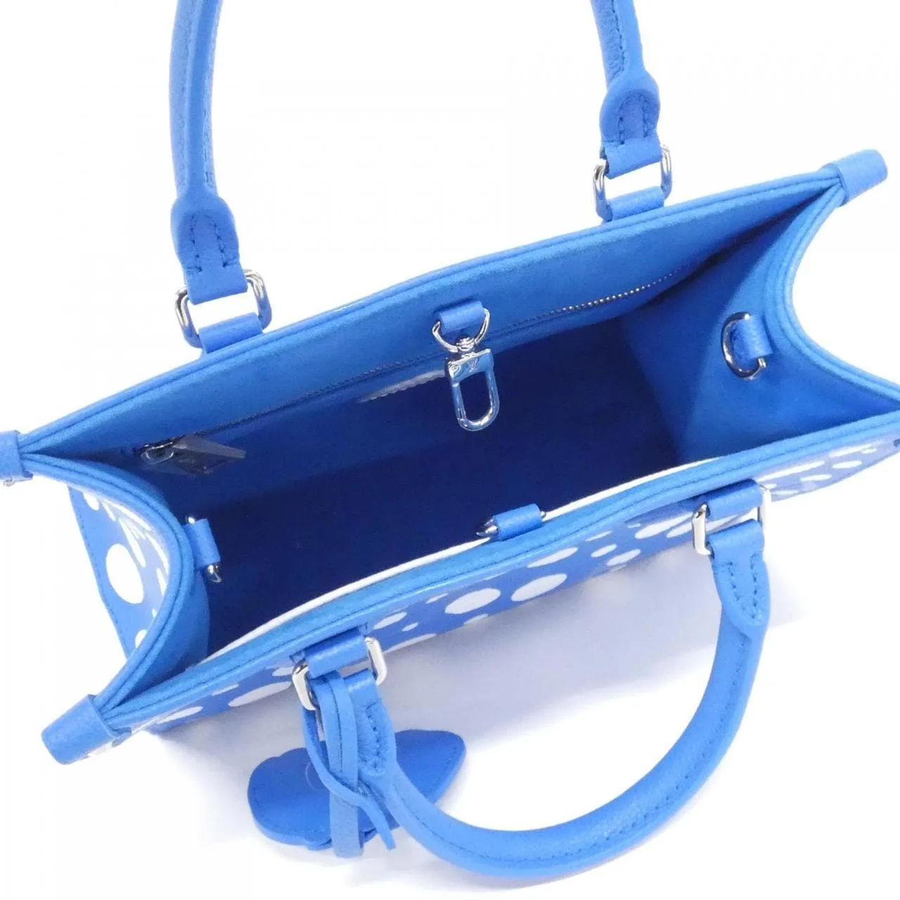 LOUIS VUITTON OnTheGo M46424 Handbag Monogram Blue Monogram - Thumbnail 5