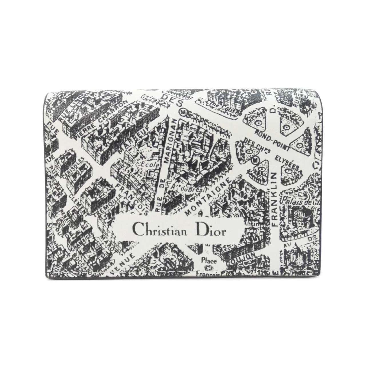 DIOR S2162OBQB Card Case Black