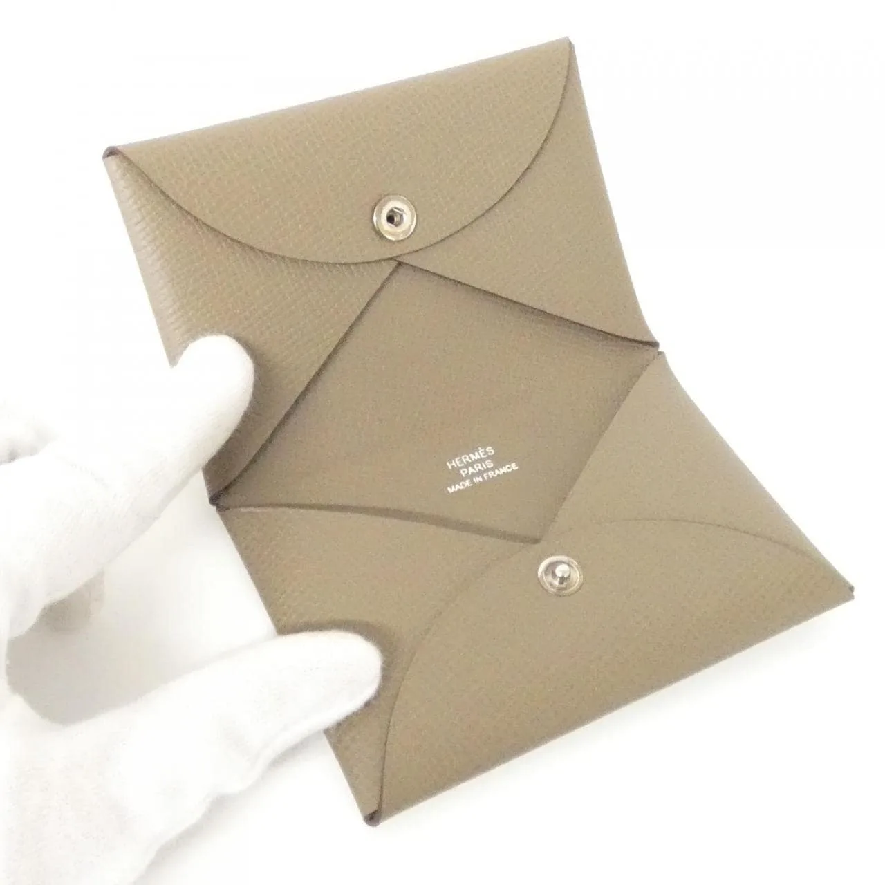 HERMES 044164CK Card Case Epsom 2
