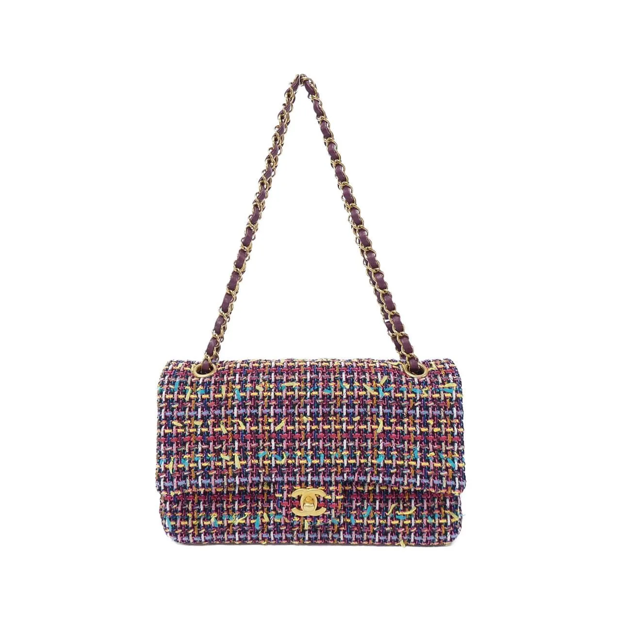 CHANEL Matelasse 1112 Shoulder Tweed