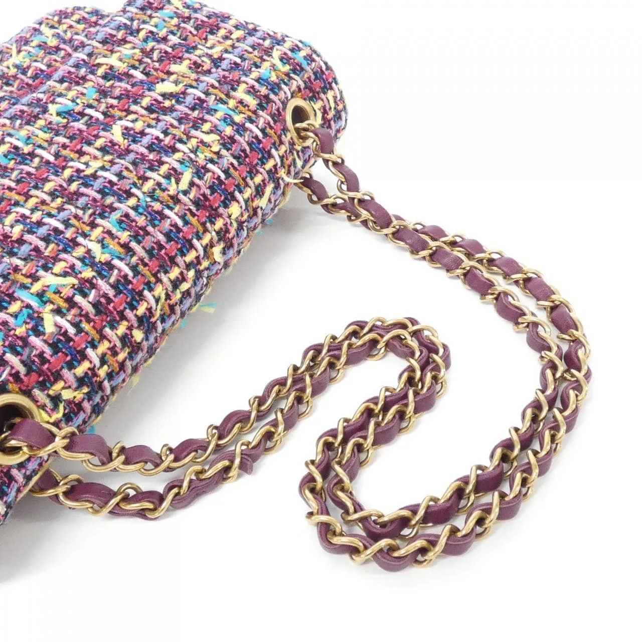 CHANEL Matelasse 1112 Shoulder Tweed 5