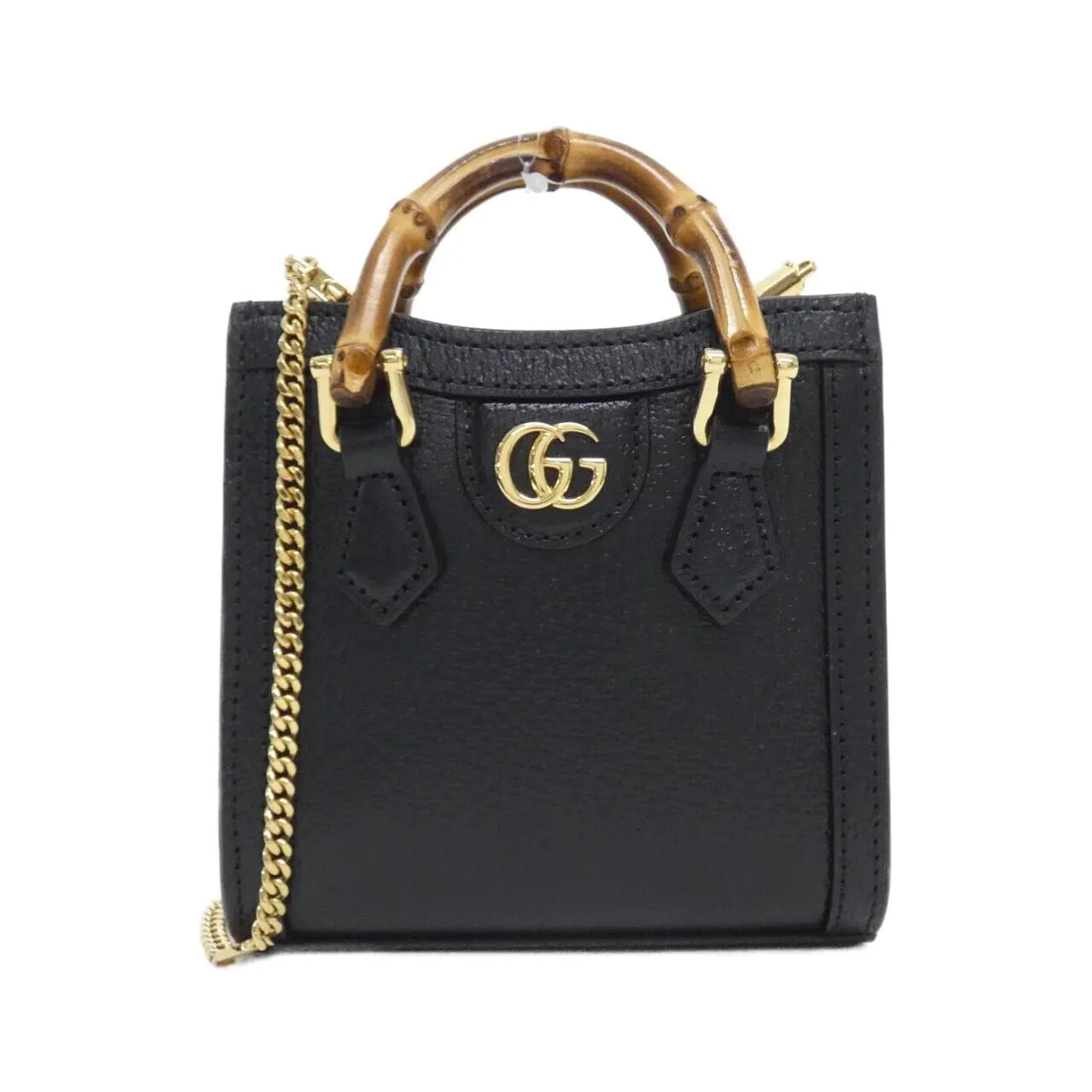 GUCCI 760251 DJ20G Handbag Leather