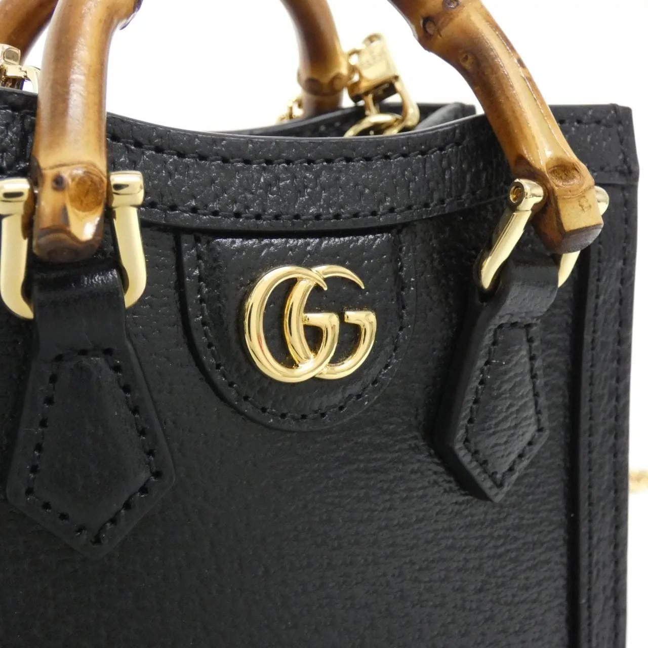 GUCCI 760251 DJ20G Handbag Leather 4