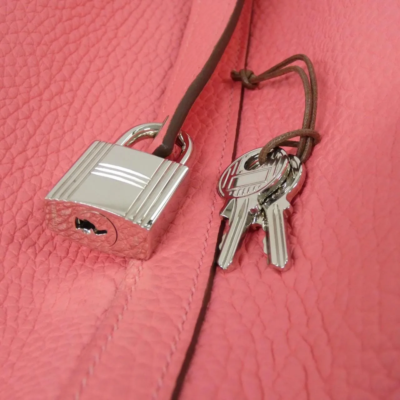 HERMES 060991CK Handbag Clemence Black Clemence Leather - Thumbnail 3