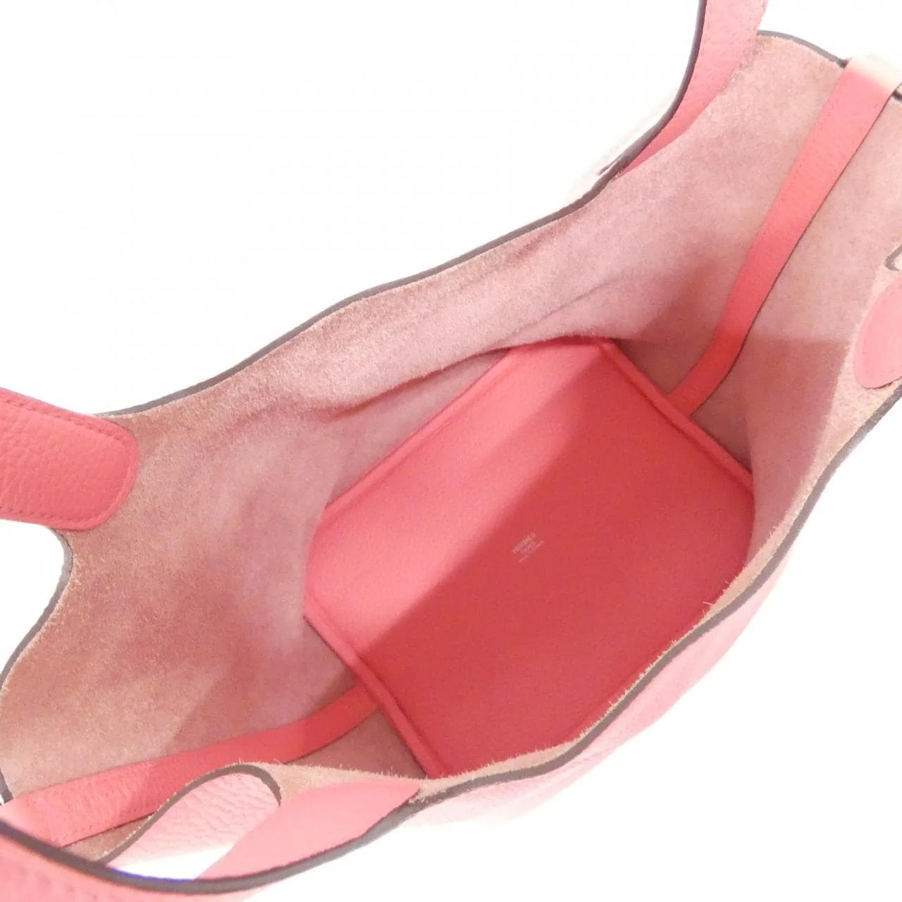 HERMES 060991CK Handbag Clemence Black Clemence Leather - Thumbnail 7