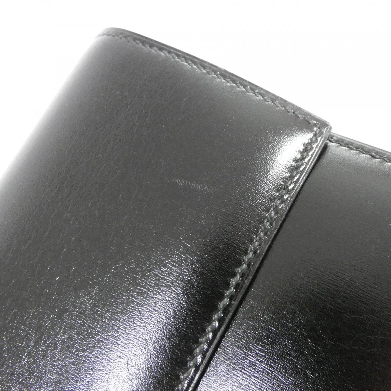 HERMES 手提包 Box Calf 黑色 Box 皮 中古品A - 縮圖 5