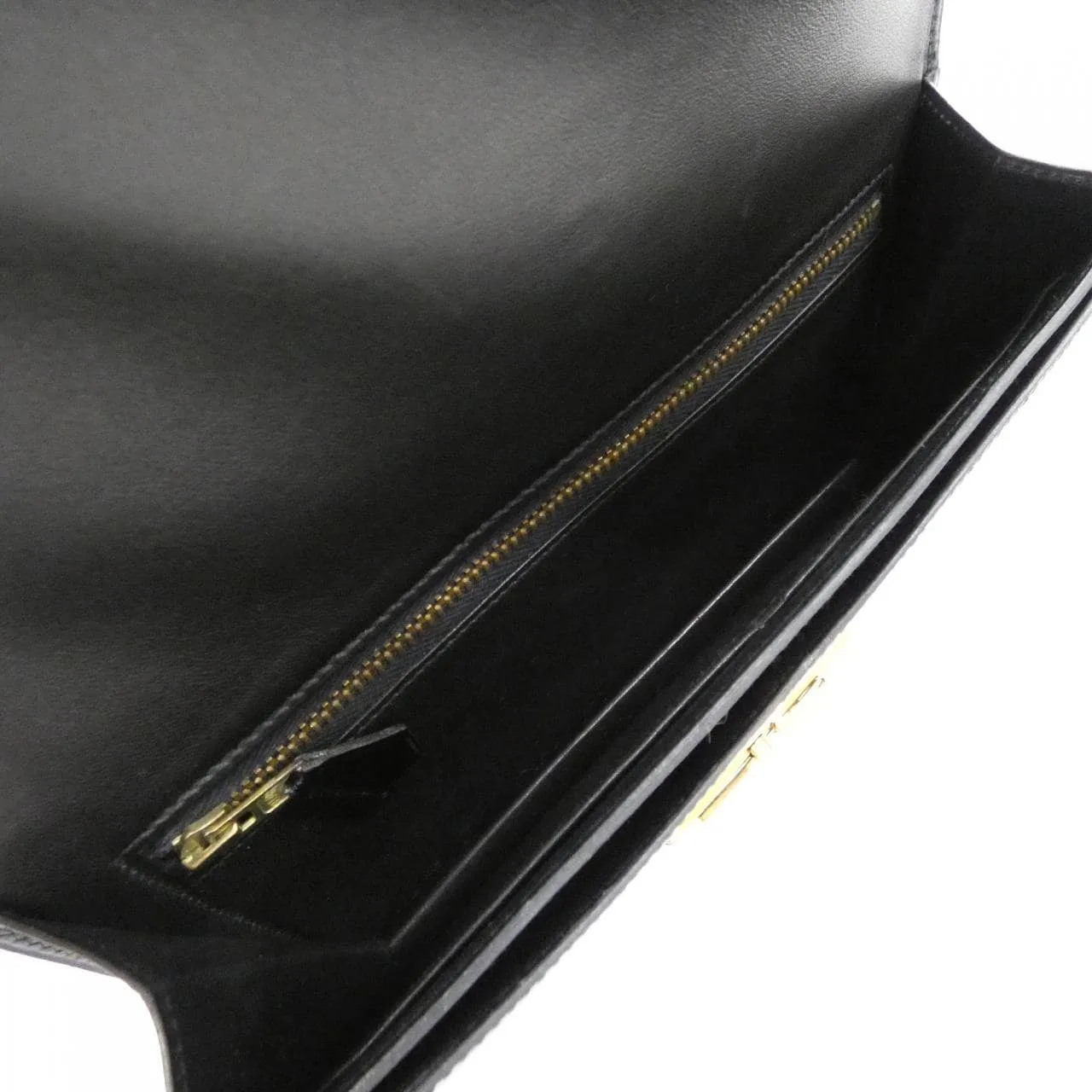 HERMES 手提包 Box Calf 黑色 Box 皮 中古品A - 縮圖 7