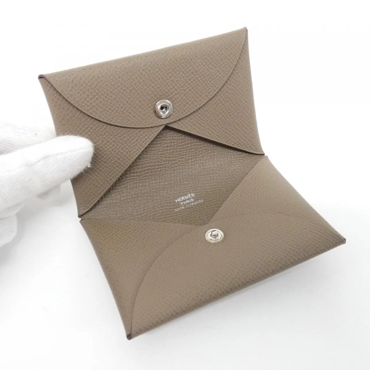 HERMES 044164CK Card Case Epsom 4