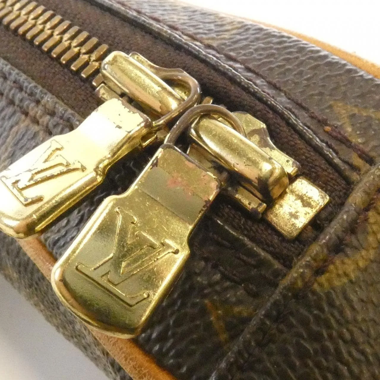 LOUIS VUITTON Pochette M51870 肩背包 Monogram 黑色 Monogram 中古品B - 縮圖 5