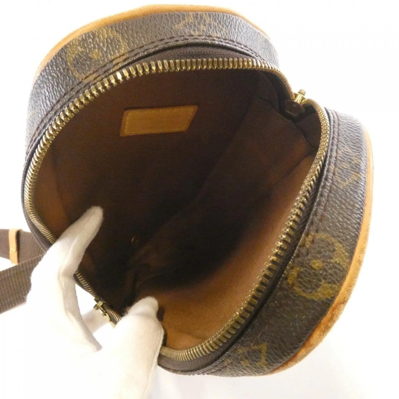 LOUIS VUITTON Pochette M51870 肩背包 Monogram 黑色 Monogram 中古品B - 縮圖 9