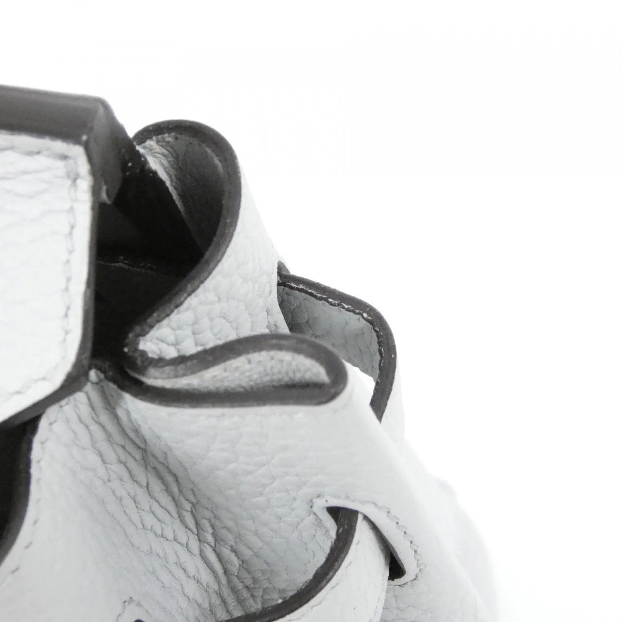 HERMES 030335CK Handbag Clemence Blue Clemence Leather - Thumbnail 6