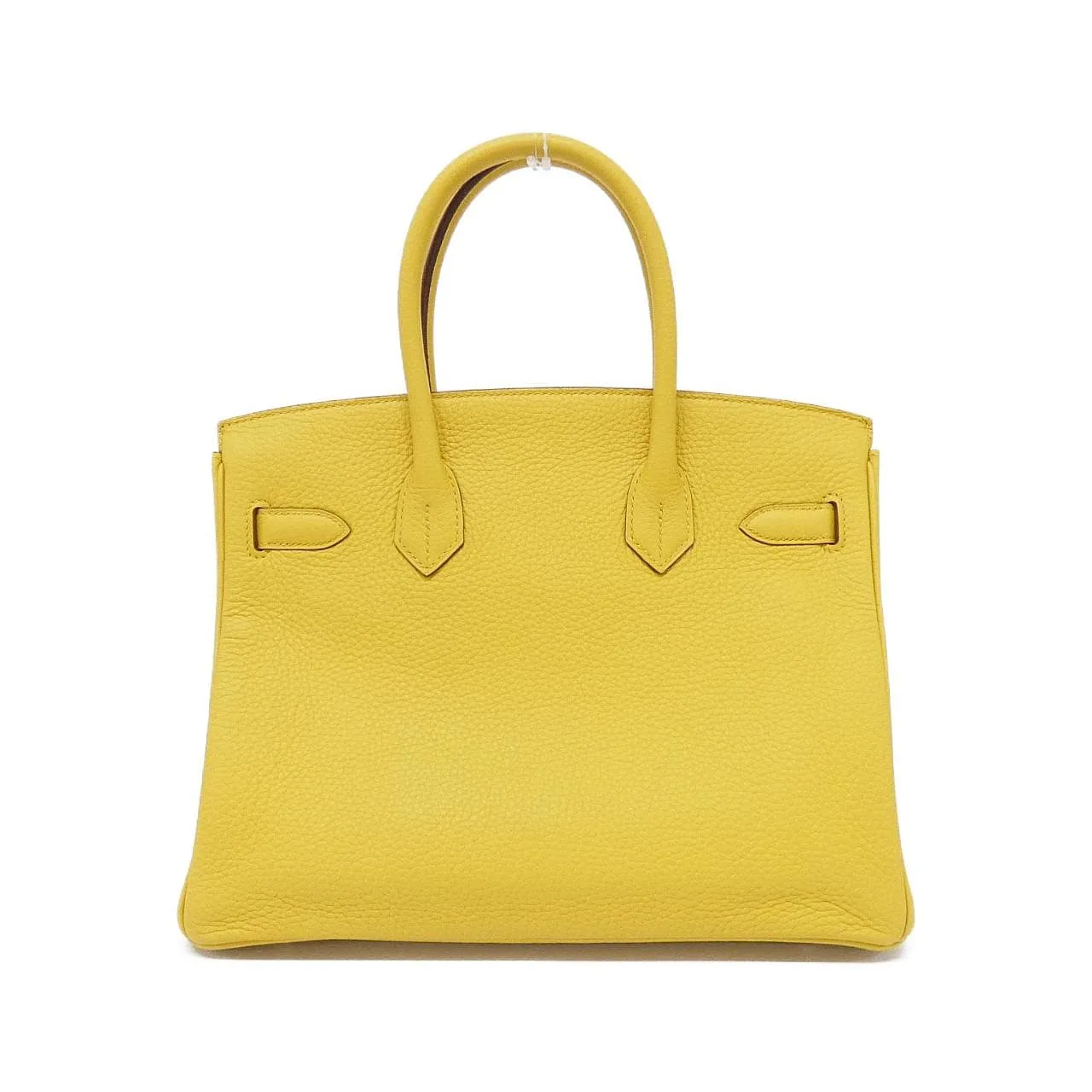 HERMES Birkin 025789CC Handbag Clemence Black Clemence Leather Rank A - Thumbnail 2