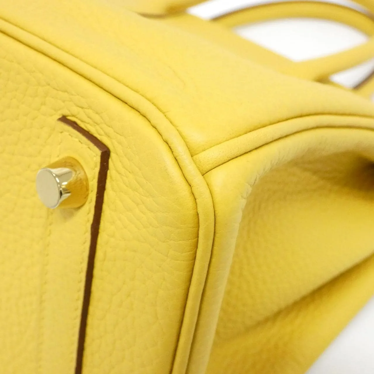 HERMES Birkin 025789CC Handbag Clemence Black Clemence Leather Rank A - Thumbnail 3