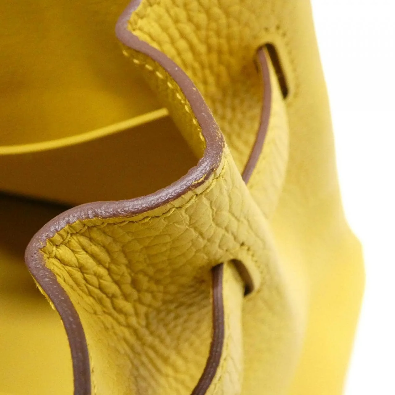 HERMES Birkin 025789CC Handbag Clemence Black Clemence Leather Rank A - Thumbnail 9