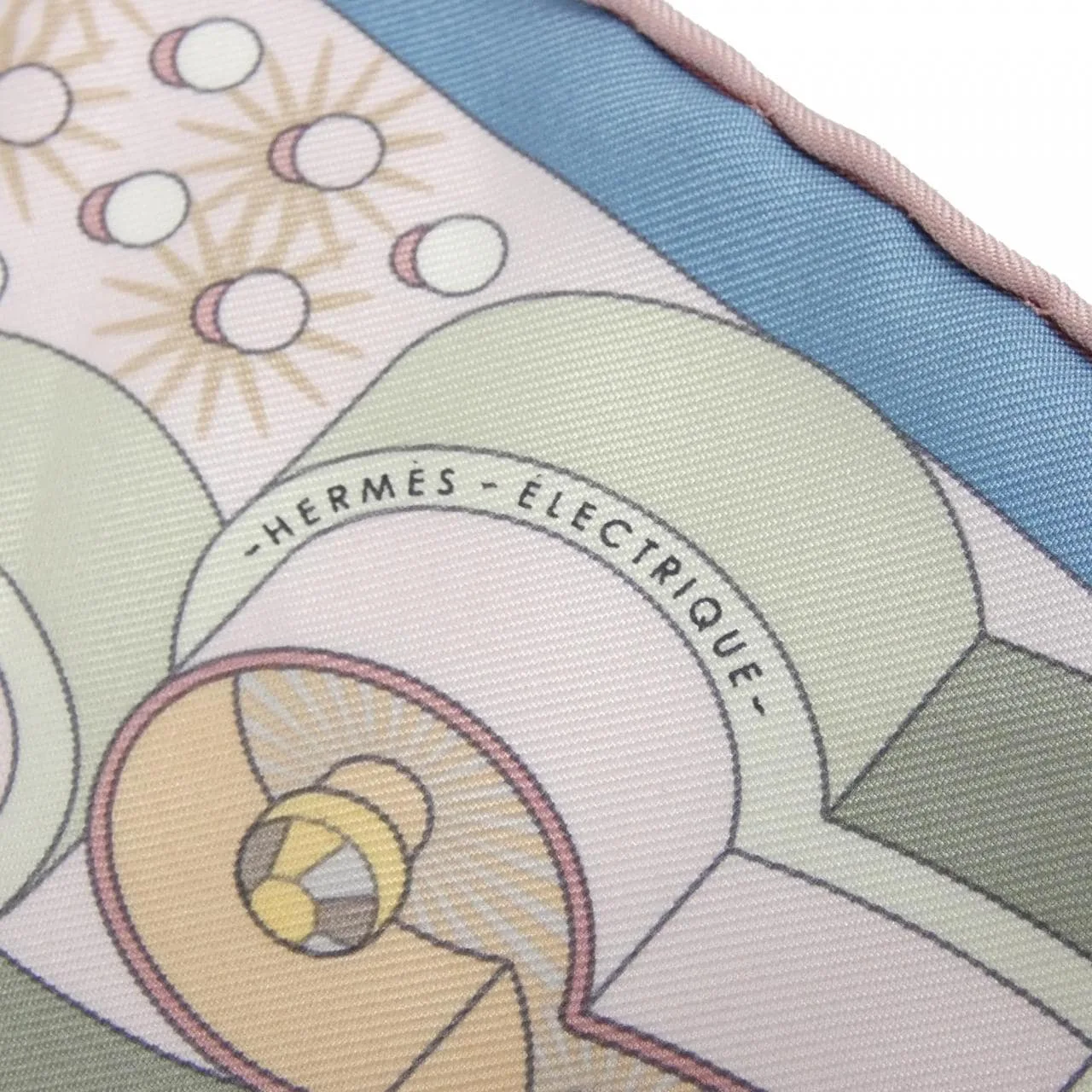HERMES 893029S Scarf Blue Rank A - Thumbnail 2