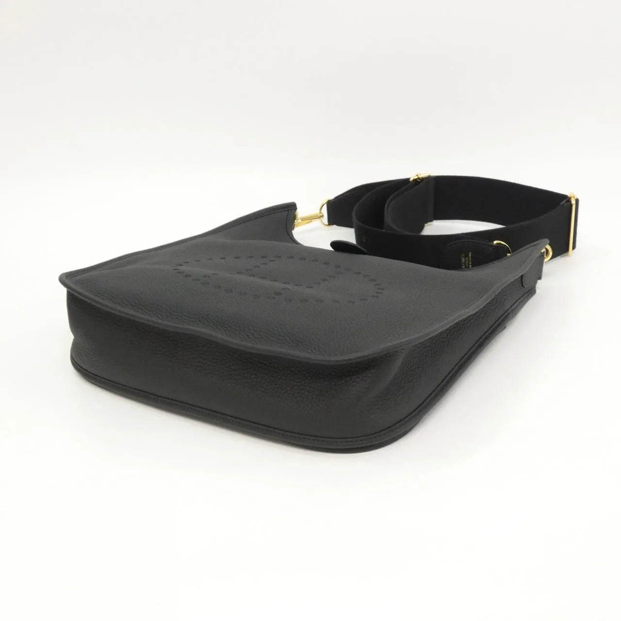 HERMES Evelyne 056277CC Shoulder Clemence Black Clemence Leather Rank A - Thumbnail 3