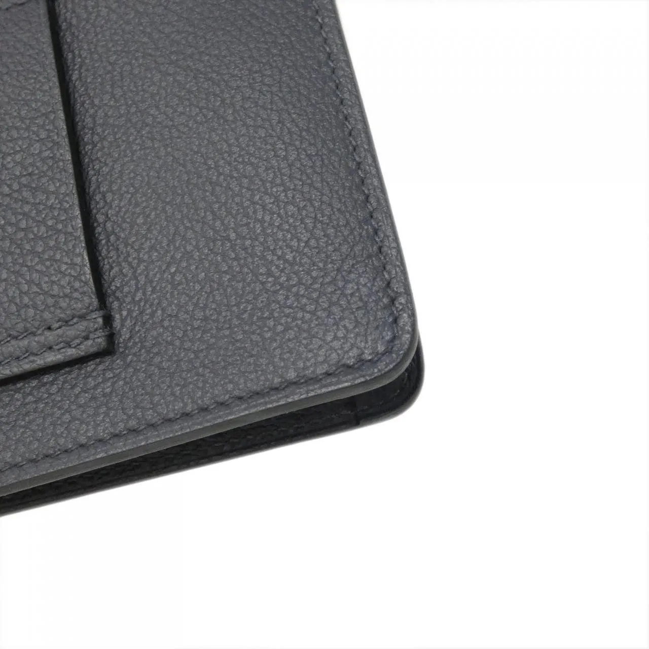 HERMES 082053CP 銀包 藍色 中古品A - 縮圖 3