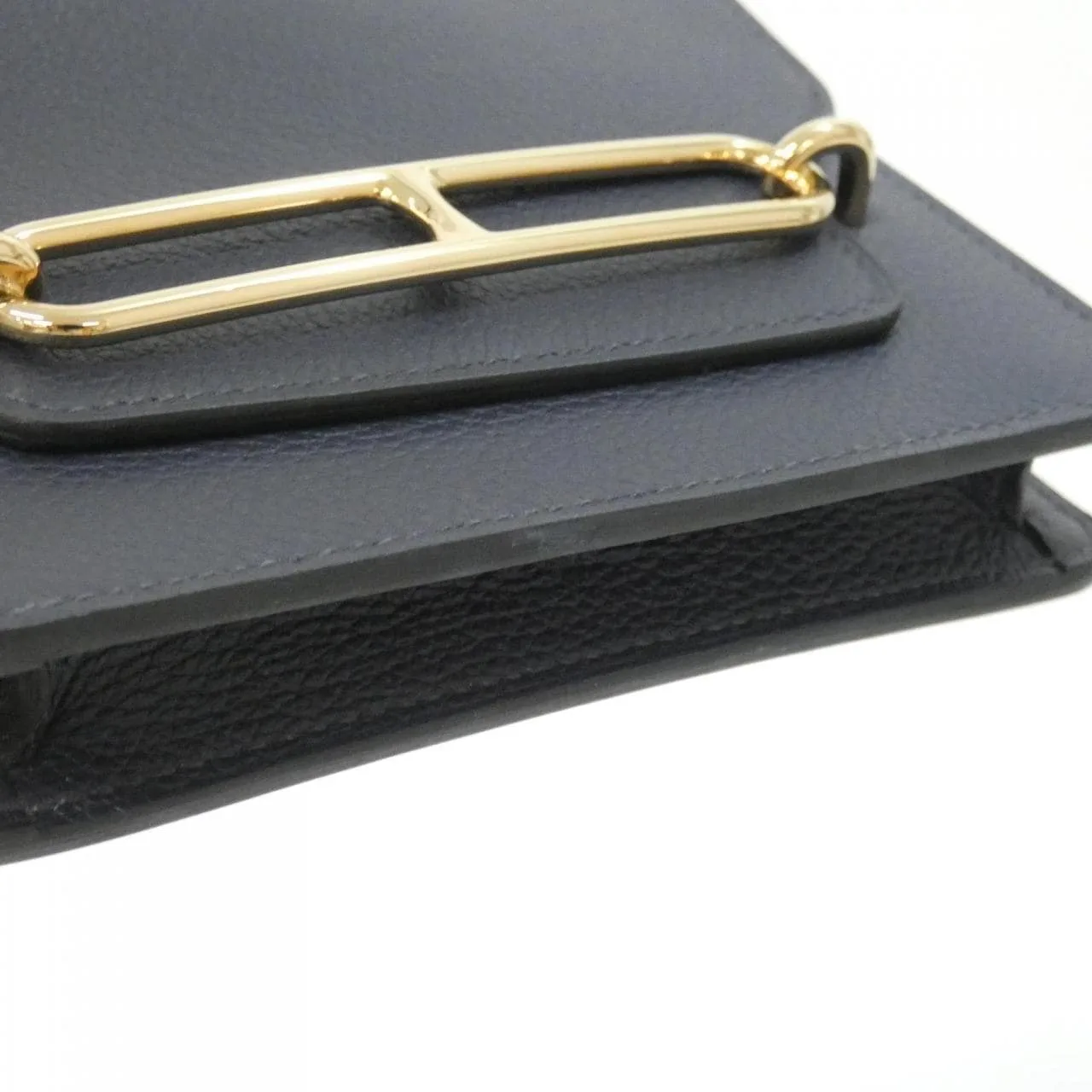 HERMES 082053CP 銀包 藍色 中古品A - 縮圖 5