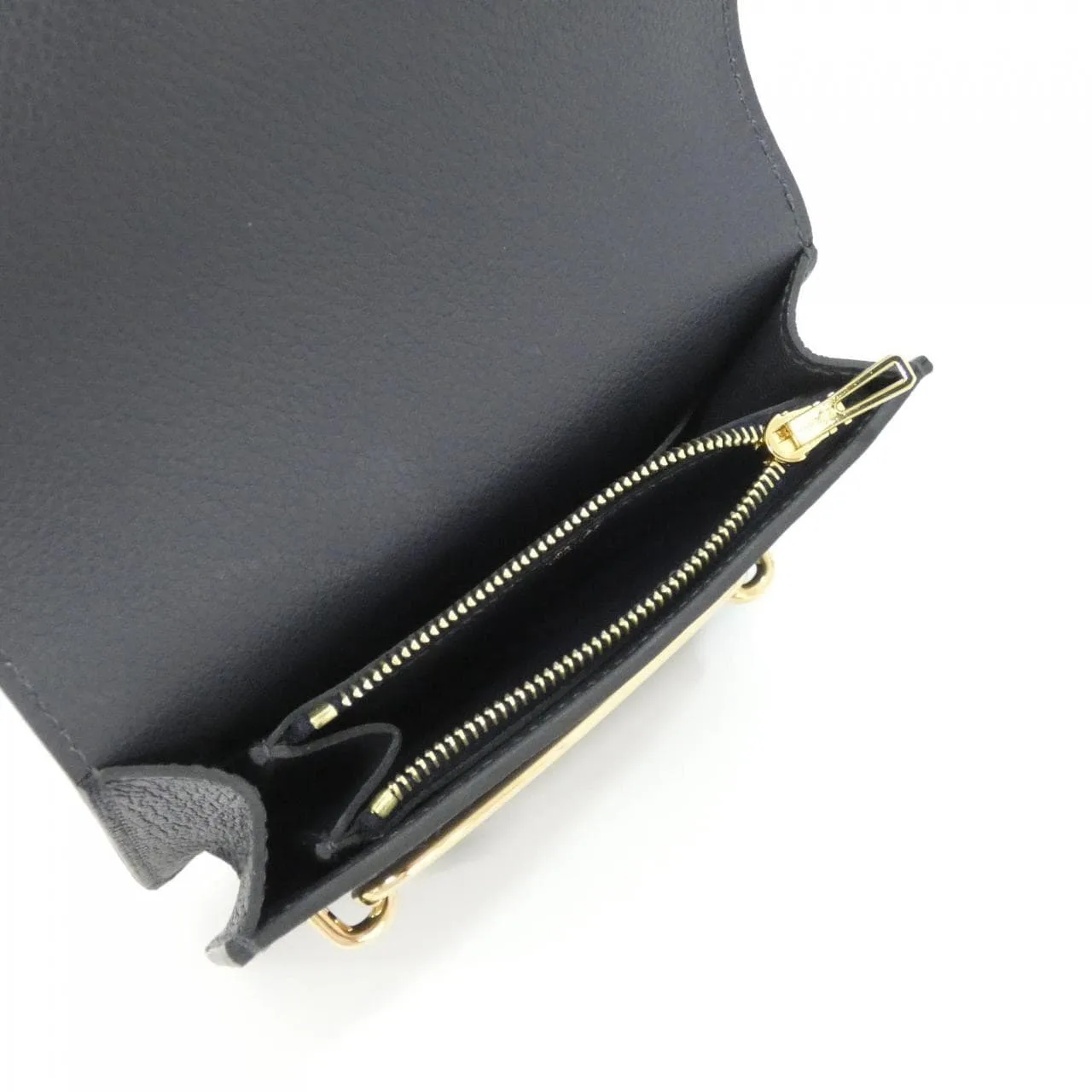 HERMES 082053CP 銀包 藍色 中古品A - 縮圖 9
