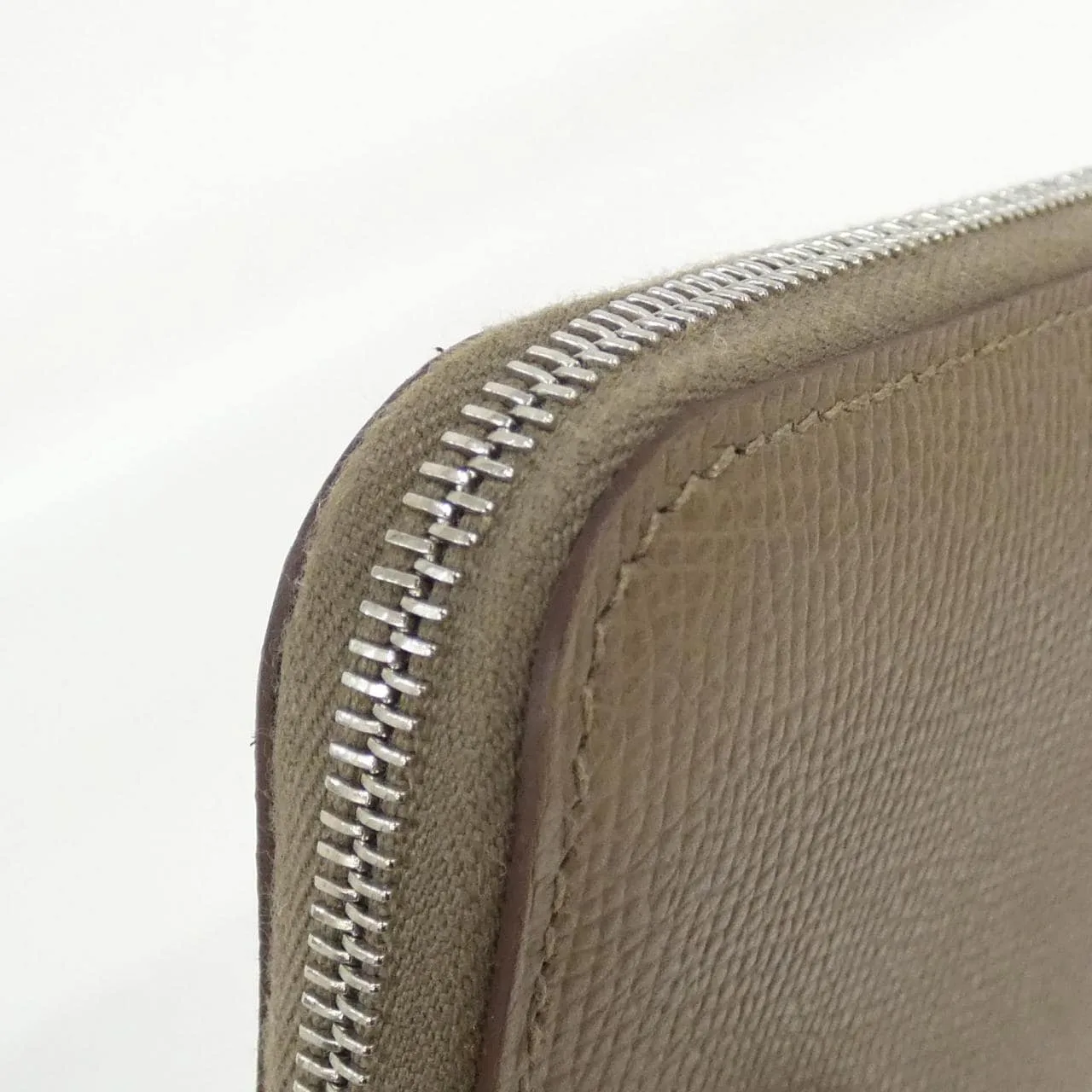 HERMES 084266CK Wallet Epsom Etoupe Epsom Leather Rank A - Thumbnail 4