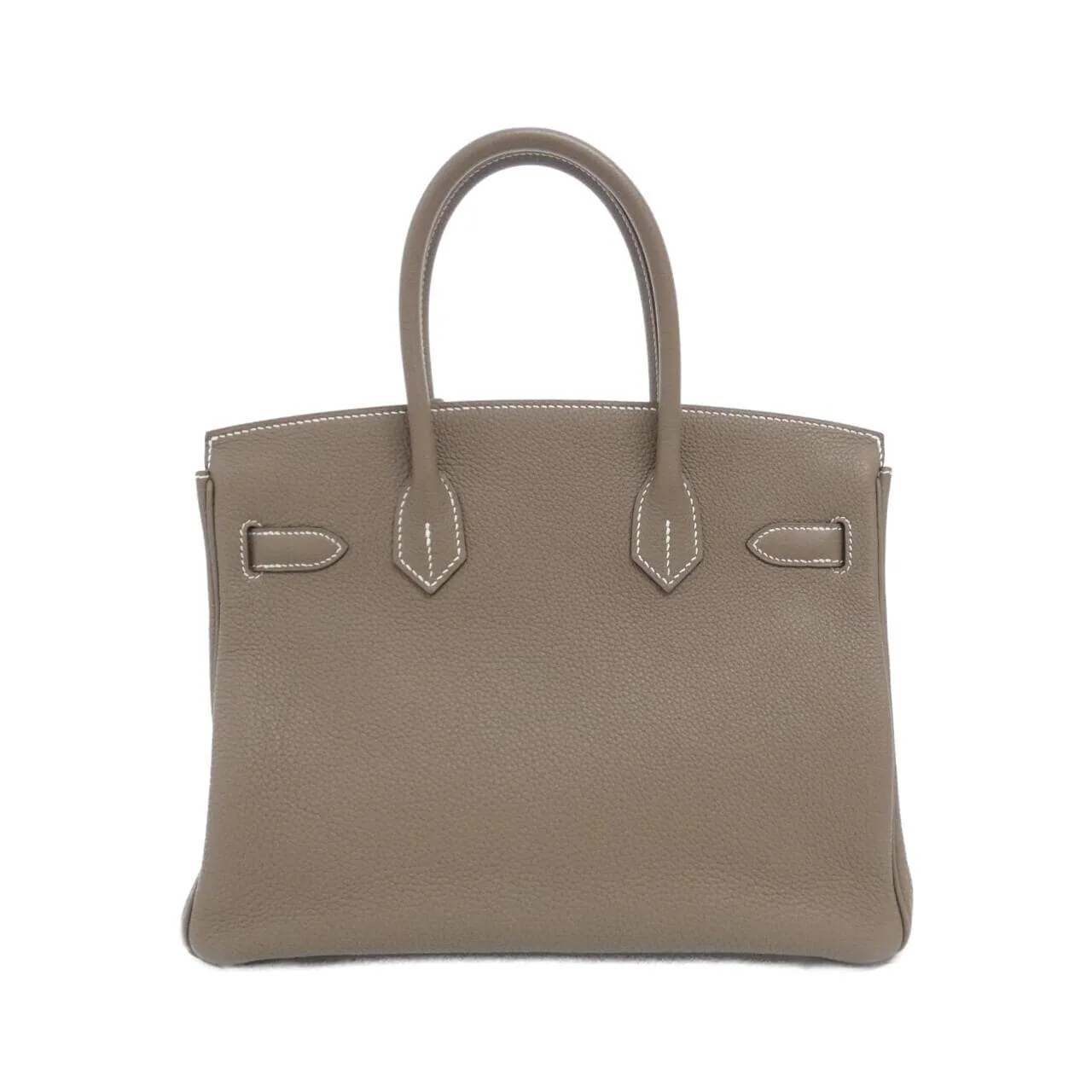 HERMES Birkin 030520CK Handbag Togo Etoupe Togo Leather Rank A - Thumbnail 2