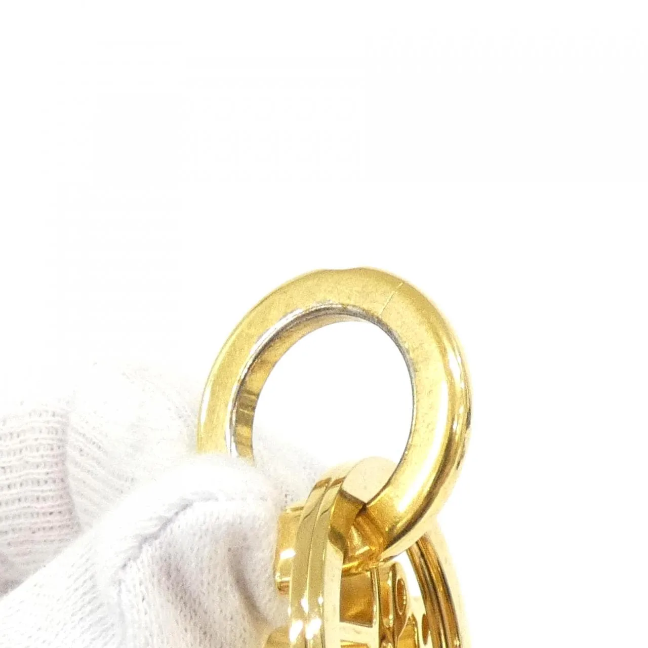 LOEWE 111 25 203 Key Case Gold Rank A - Thumbnail 3