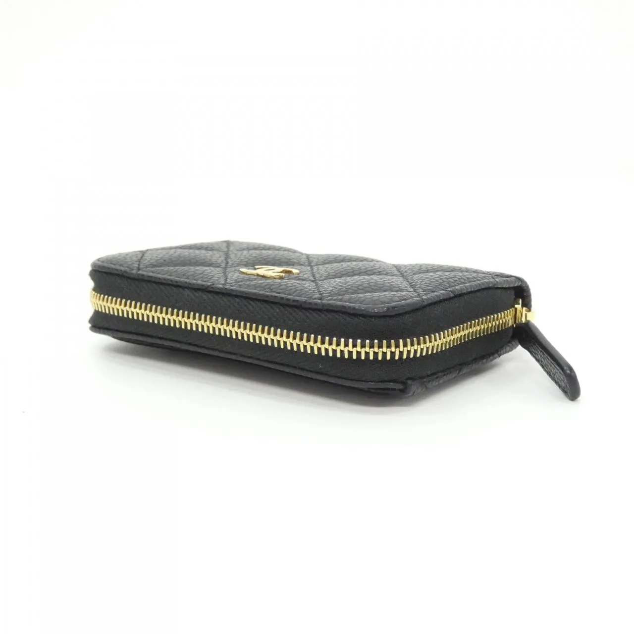 CHANEL Timeless Classic AP0216 Coin Case Grained Calfskin Black Grained Calfskin Rank A - Thumbnail 3