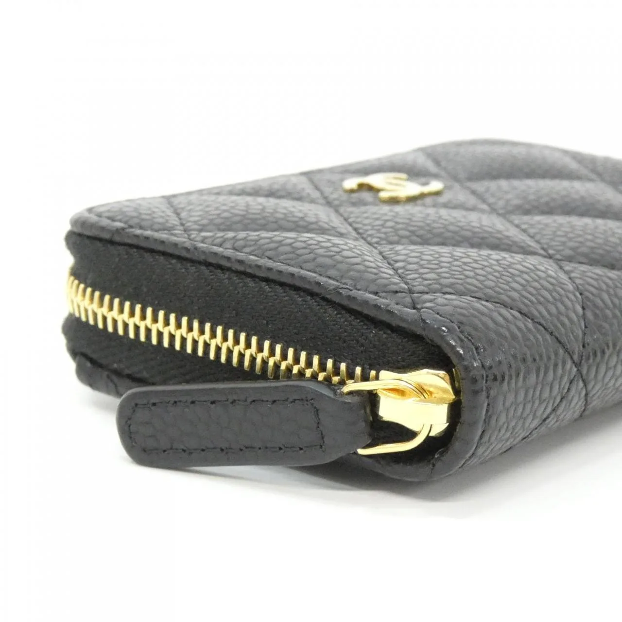 CHANEL Timeless Classic AP0216 Coin Case Grained Calfskin Black Grained Calfskin Rank A - Thumbnail 4