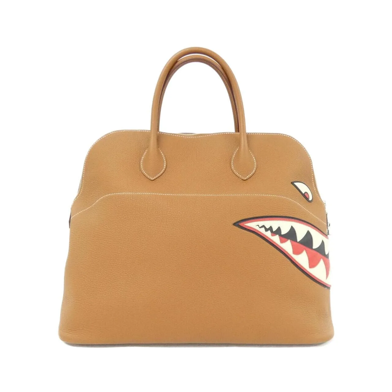 HERMES Bolide 072067CK 手提包 Togo 金色 Togo 牛皮 中古品A - 縮圖 2