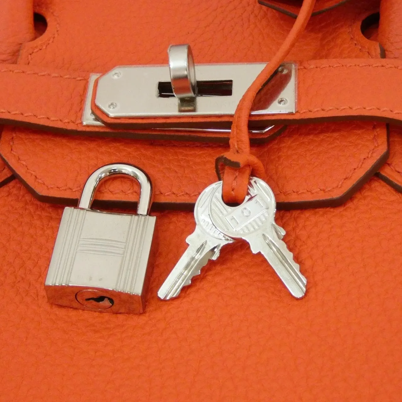 HERMES Birkin 030520CK Handbag Togo Black Togo Leather Rank A - Thumbnail 4