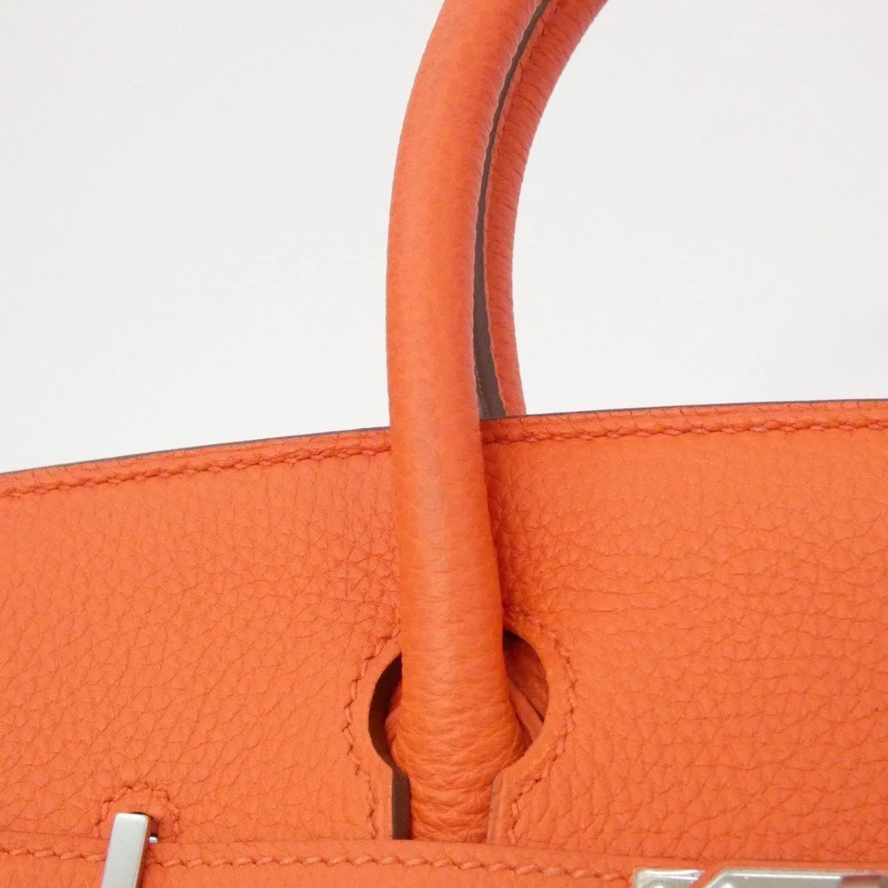 HERMES Birkin 030520CK Handbag Togo Black Togo Leather Rank A - Thumbnail 5