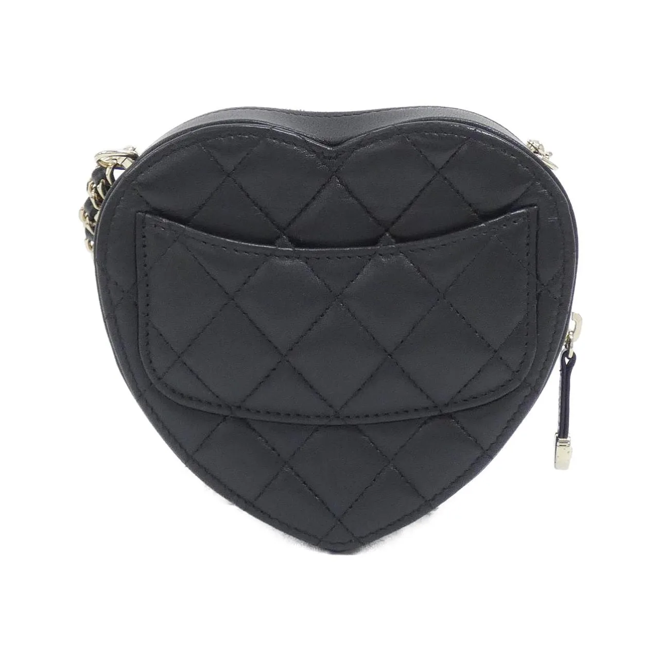 CHANEL Timeless Classic AP2784 Shoulder Lambskin 黑色 羊皮 中古品A - 縮圖 2