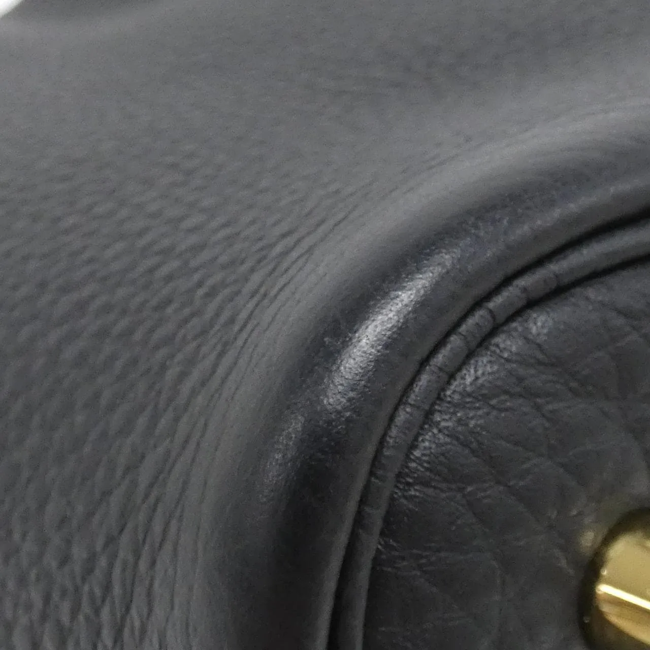 HERMES Picotin 060991CC Handbag Clemence Black Clemence Leather Rank A - Thumbnail 2