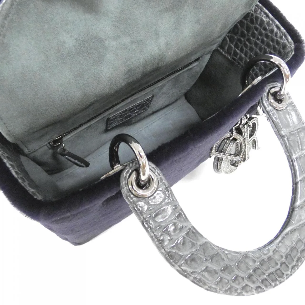 DIOR Lady Dior M0531BMIB Handbag Black Rank A - Thumbnail 7